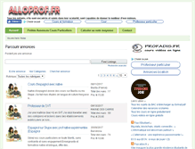 Tablet Screenshot of alloprof.fr